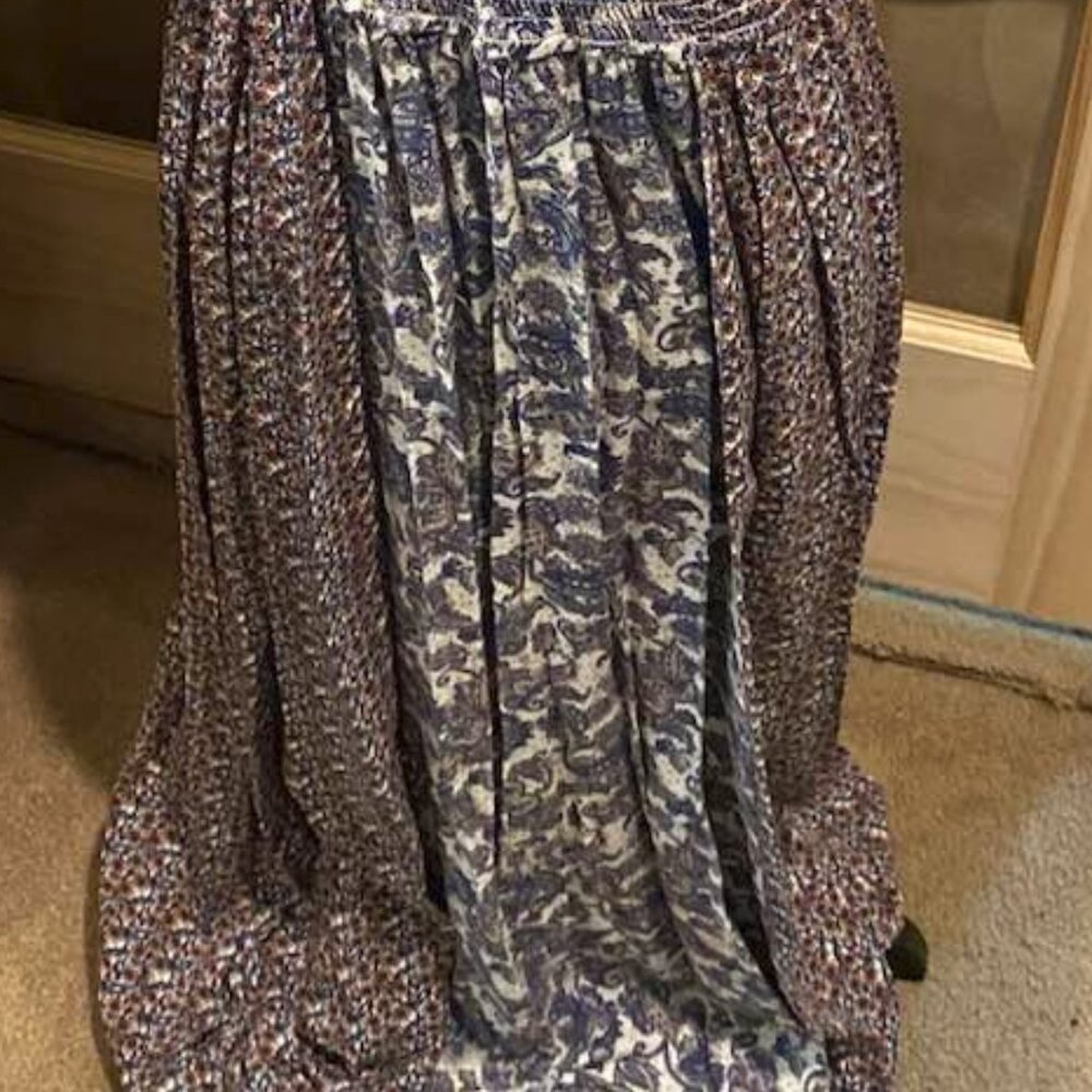 Japna Patchwork Racer-back Sun Dress, L - Picture 2 of 3
